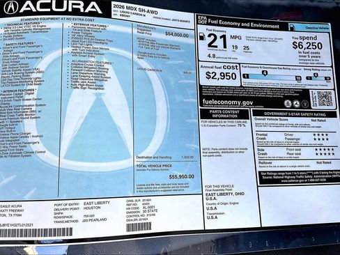 New 2026 Acura MDX image 21