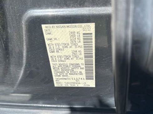 Used 2012 Nissan Xterra S AWD/4WD image 26