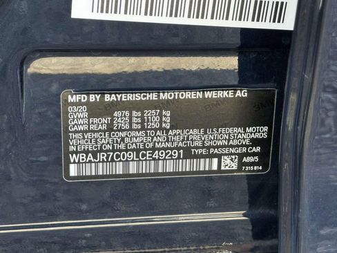 Used 2020 BMW 530i xDrive w/ Convenience Package image 30