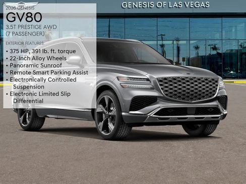 New 2026 Genesis GV80 3.5T Prestige image 3