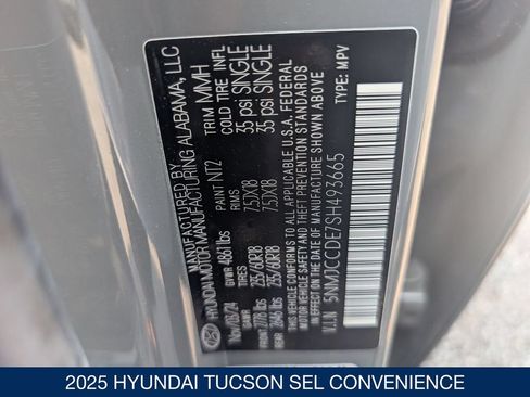 Used 2025 Hyundai Tucson SEL AWD/4WD image 31