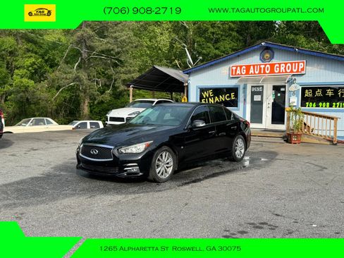 Used 2014 INFINITI Q50 Premium w/ Deluxe Touring Package RWD image 2