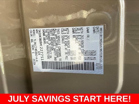 Used 2023 Nissan Pathfinder Rock Creek AWD/4WD image 23