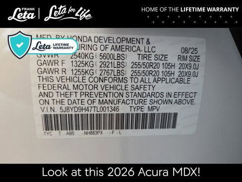 New 2026 Acura MDX w/ Technology Package image 43