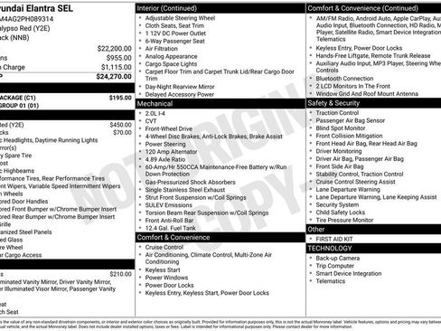 Used 2023 Hyundai Elantra SEL w/ Cargo Package image 6