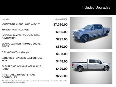 Used 2019 Ford F150 Lariat w/ Equipment Group 502A Luxury image 7