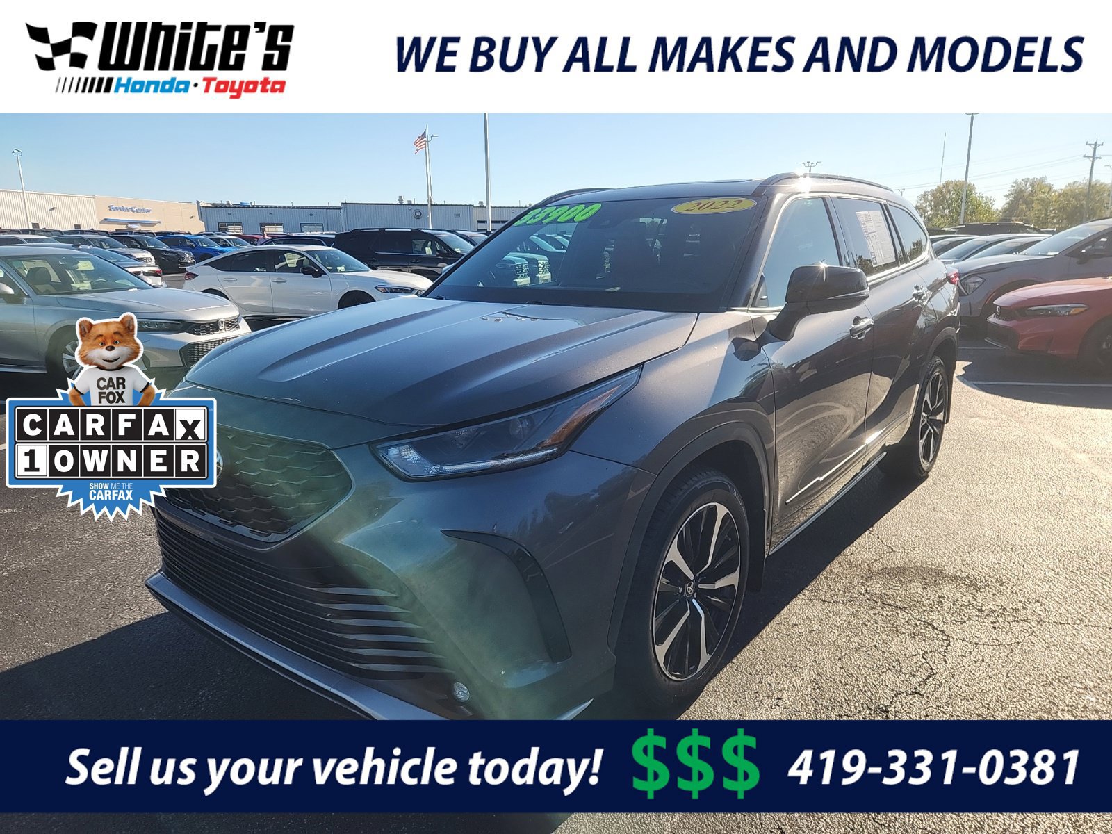 Used 2022 Toyota Highlander XSE AWD/4WD image 1