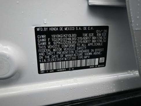 New 2026 Honda HR-V LX image 9