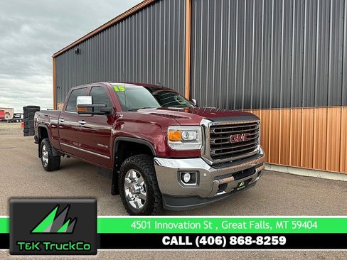 Used 2015 GMC Sierra 2500 SLT w/ Duramax Plus Package AWD/4WD image 1