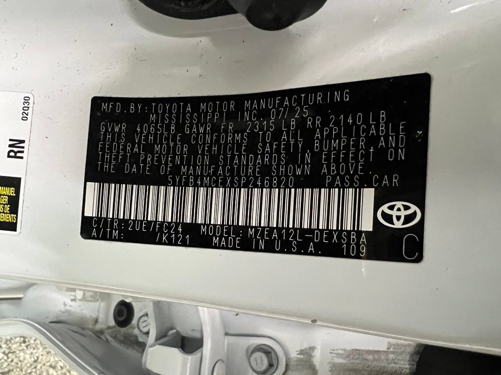Certified 2025 Toyota Corolla FX w/ Convenience Package FWD image 40