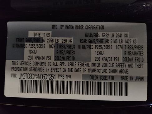 Used 2022 MAZDA CX-9 Touring image 33