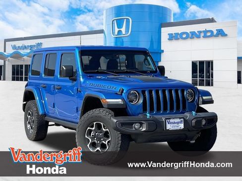 Used 2023 Jeep Wrangler Unlimited Rubicon 4xe AWD/4WD image 1