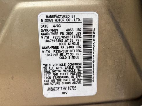 Used 2003 Nissan Murano SE image 13