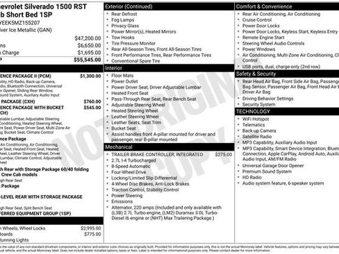 Used 2021 Chevrolet Silverado 1500 RST w/ Convenience Package II AWD/4WD image 29