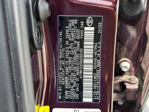 Used 2016 Toyota Avalon Limited w/ Toyota Safety Sense Package FWD image 16
