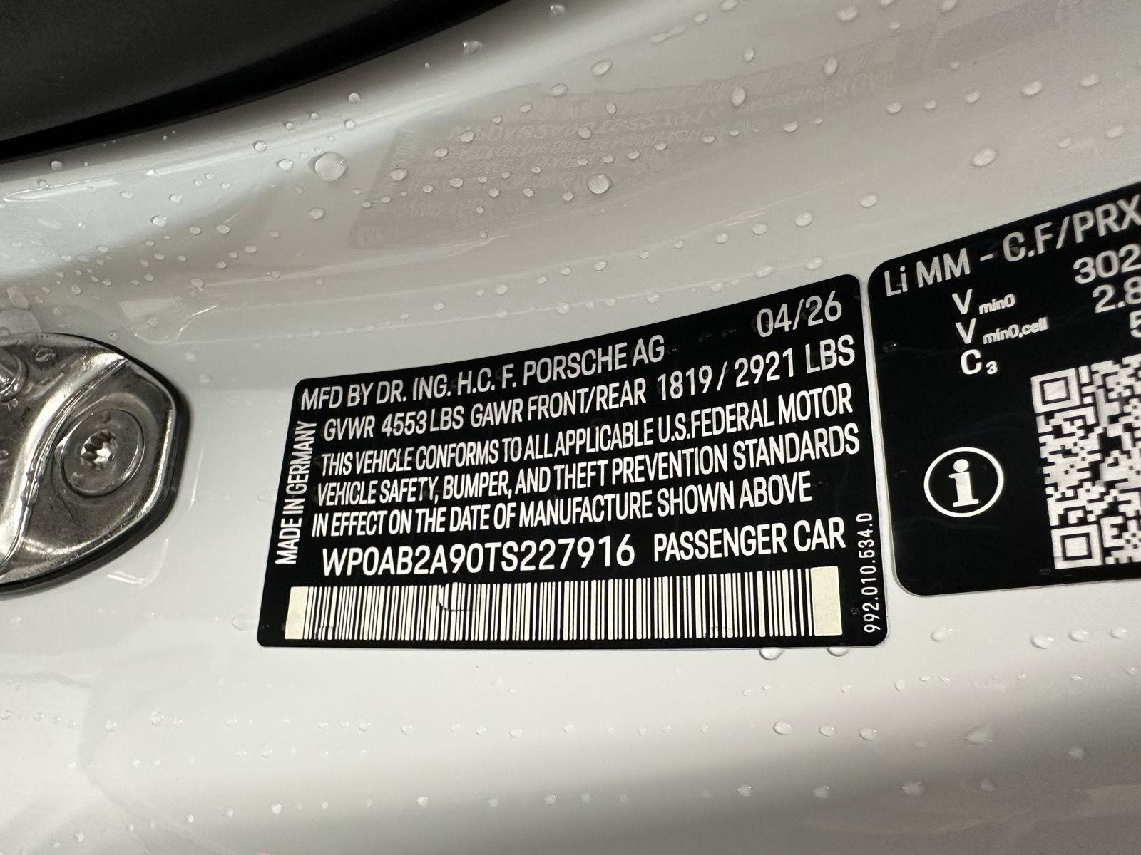 Certified 2026 Porsche 911 Carrera 4 GTS AWD/4WD image 18