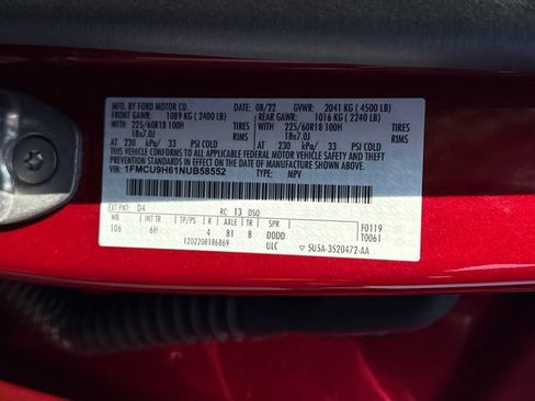 Used 2022 Ford Escape SEL AWD/4WD image 22