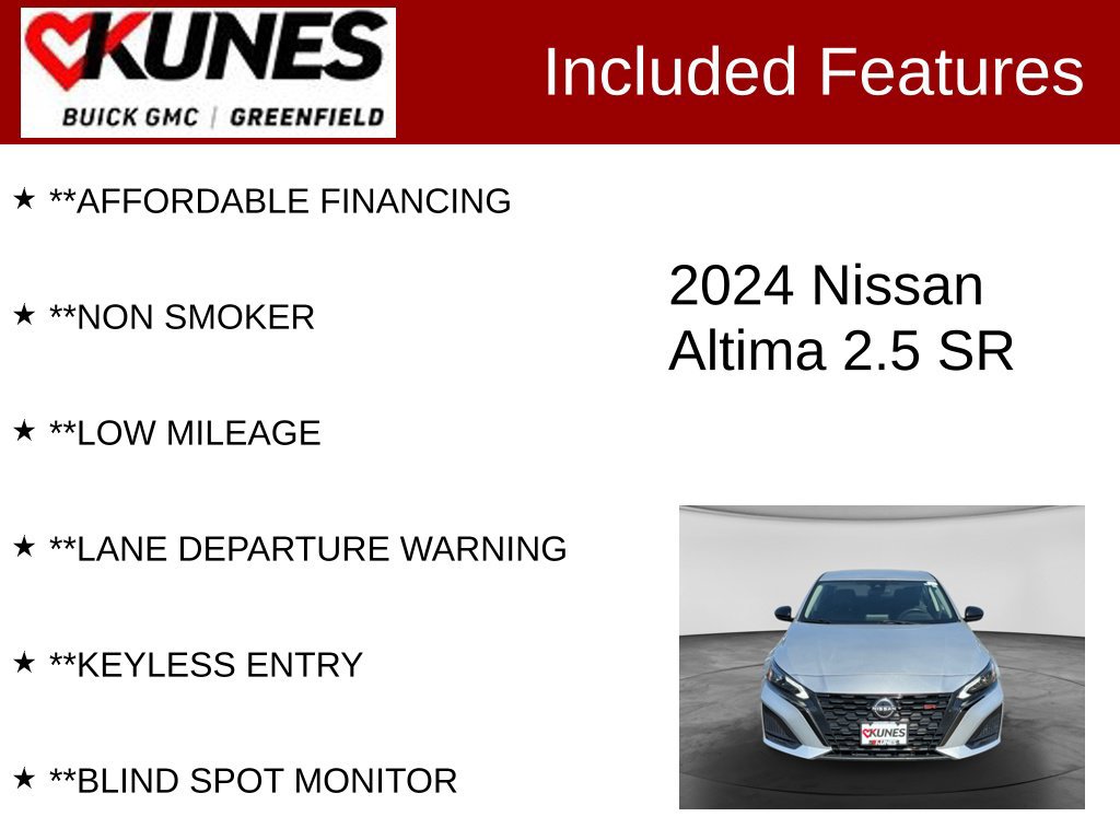 Used 2024 Nissan Altima 2.5 SR FWD image 3