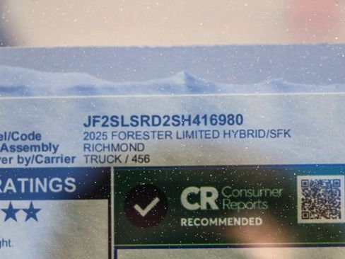 New 2025 Subaru Forester Limited image 25