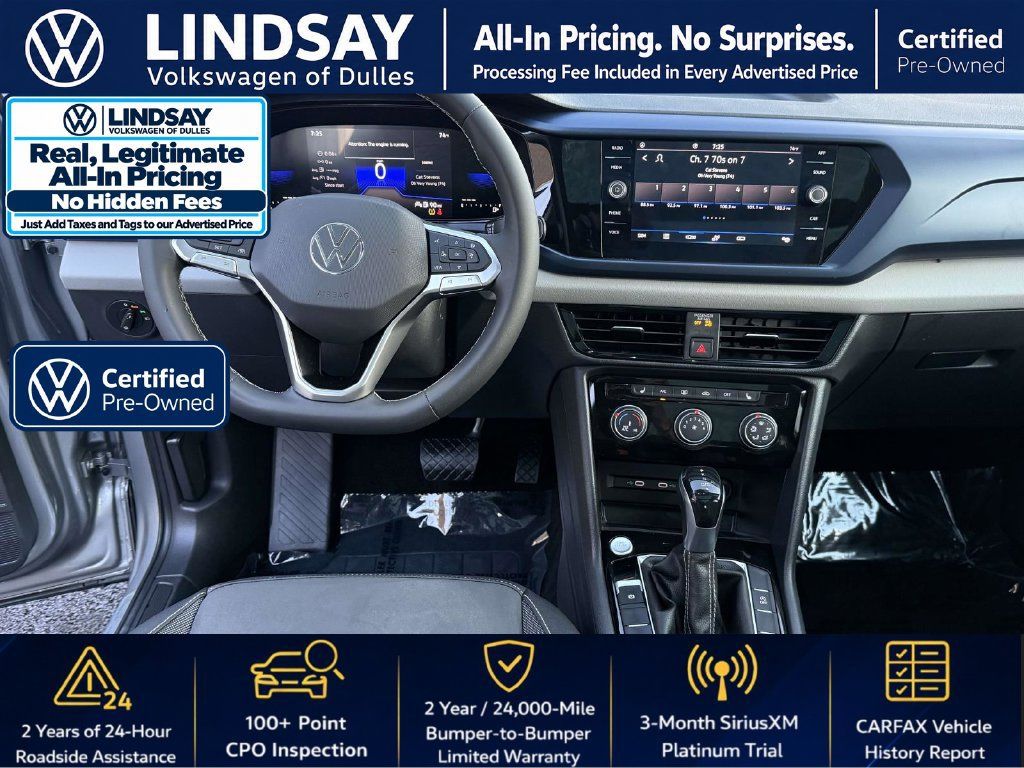 Used 2023 Volkswagen Taos SE w/ Panoramic Sunroof Package FWD image 11