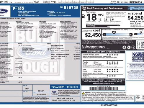 Used 2023 Ford F150 XLT w/ Equipment Group 302A High AWD/4WD image 60