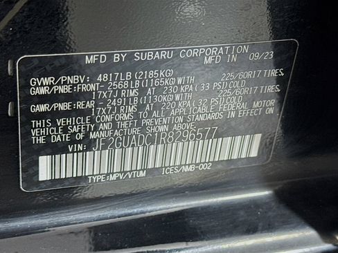 Used 2024 Subaru Crosstrek 2.0i Premium w/ Popular Package #4 AWD/4WD image 38