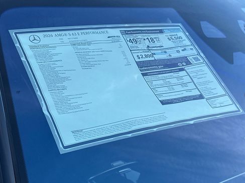 New 2026 Mercedes-Benz S 63 AMG S image 29