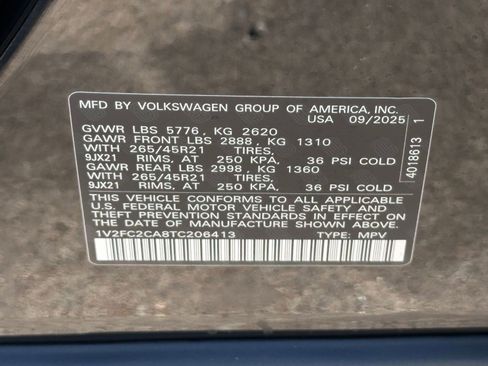 New 2026 Volkswagen Atlas Cross Sport SEL Premium R-Line AWD/4WD image 18