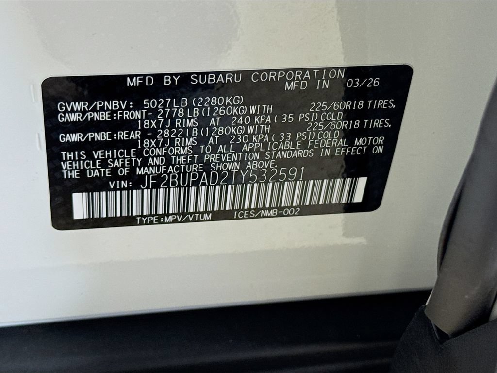 New 2026 Subaru Outback Premium AWD/4WD image 28