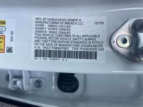 New 2025 Honda Accord SE image 35