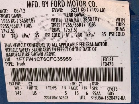 Used 2012 Ford F150 XLT w/ XLT Convenience Pkg image 5