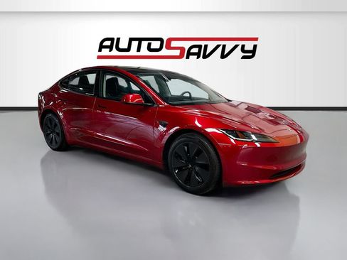 Used 2025 Tesla Model 3 Long Range AWD/4WD image 1