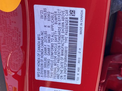 Certified 2024 Honda Civic Sport image 28