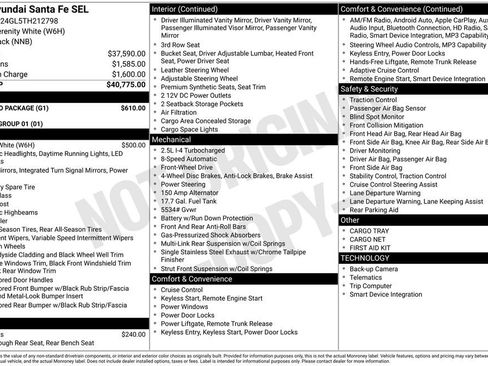 New 2026 Hyundai Santa Fe SEL w/ Tow & Go Package FWD image 6
