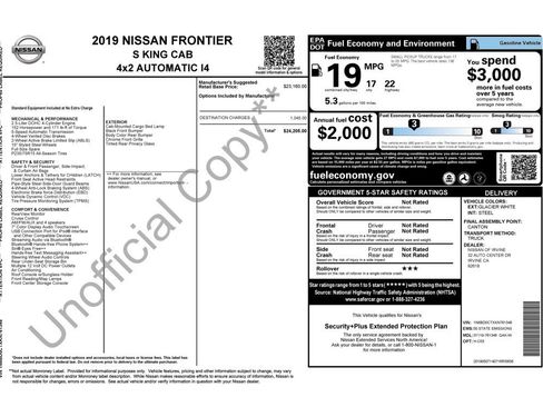 Used 2019 Nissan Frontier S image 2