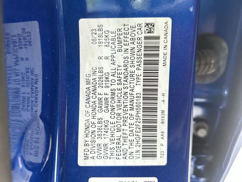 Certified 2023 Honda Civic LX image 2