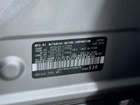 Used 2023 Mitsubishi Eclipse Cross SE AWD/4WD image 18
