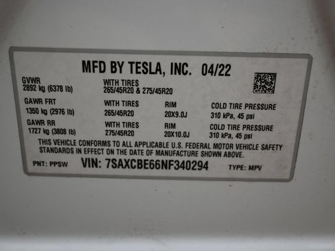 Used 2022 Tesla Model X Plaid AWD/4WD image 35