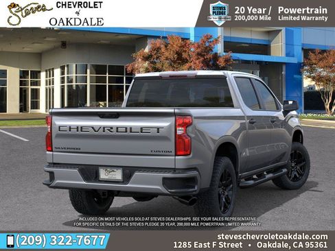 New 2026 Chevrolet Silverado 1500 Custom w/ Turbomax Blackout Package RWD image 4