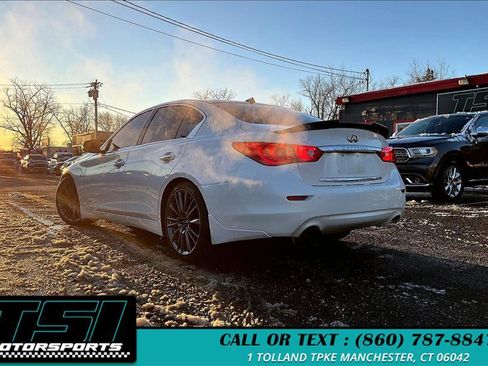 Used 2017 INFINITI Q50 Red Sport 400 image 4