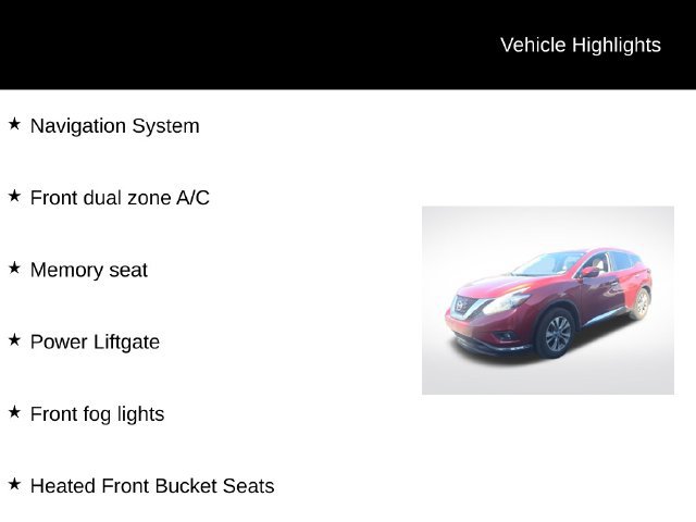 Used 2015 Nissan Murano SL AWD/4WD image 9