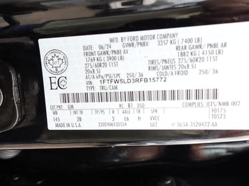 Used 2024 Ford F150 Lariat AWD/4WD image 22