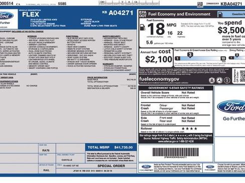 Used 2019 Ford Flex Limited image 35