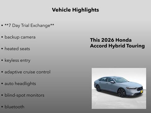 New 2026 Honda Accord Touring image 5