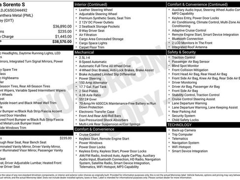 Certified 2025 Kia Sorento S image 37