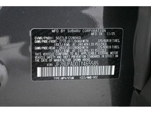 New 2026 Subaru Outback Premium image 28