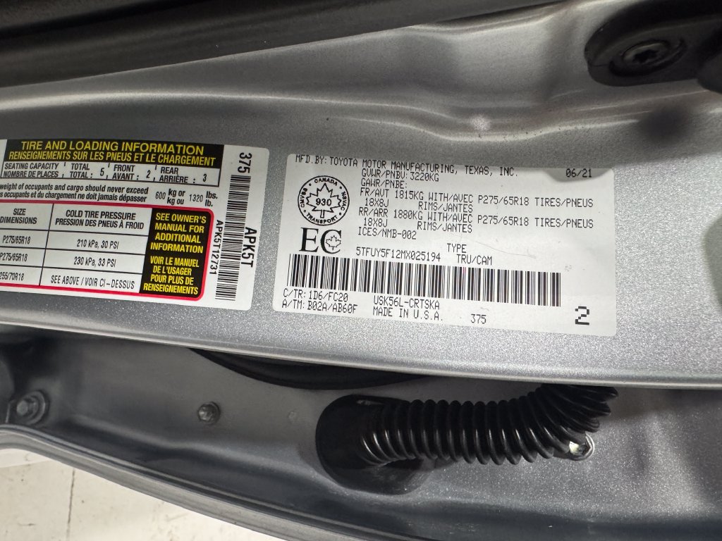Used 2021 Toyota Tundra SR5 AWD/4WD image 42