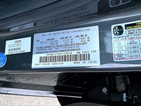 Used 2017 MAZDA MAZDA3 Touring image 16