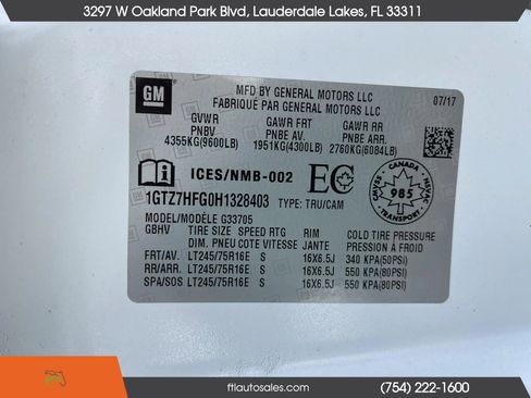 Used 2017 GMC Savana 3500 Extended image 61