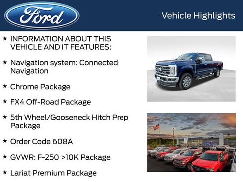 New 2026 Ford F250 Lariat w/ Lariat Premium Package AWD/4WD image 4